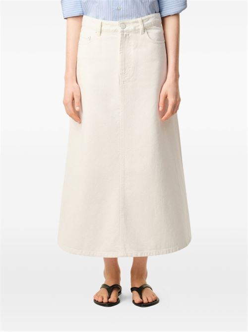 Long cotton skirt AMI PARIS | FSK467DE0126136